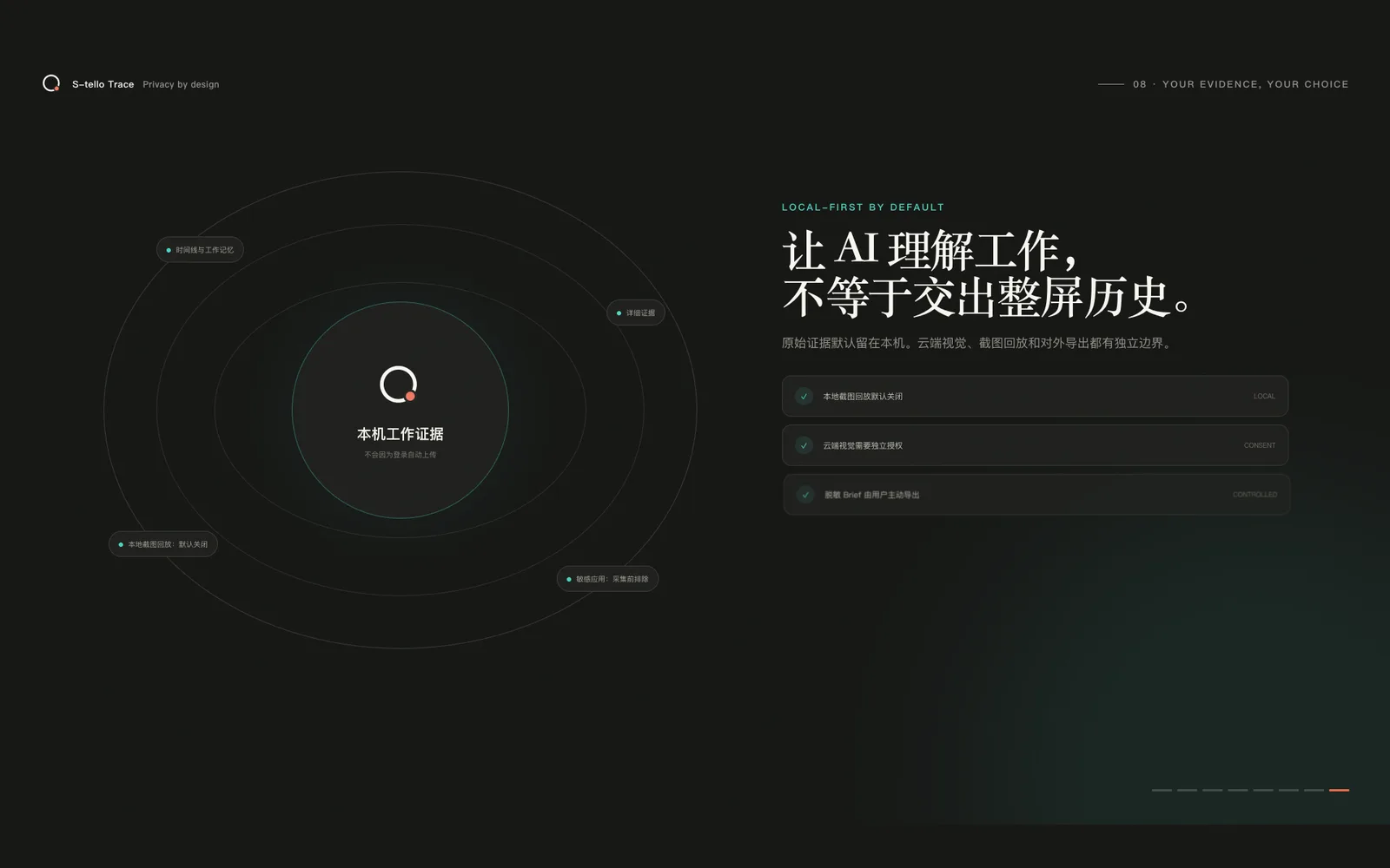 让 AI 理解工作，不等于交出整屏历史